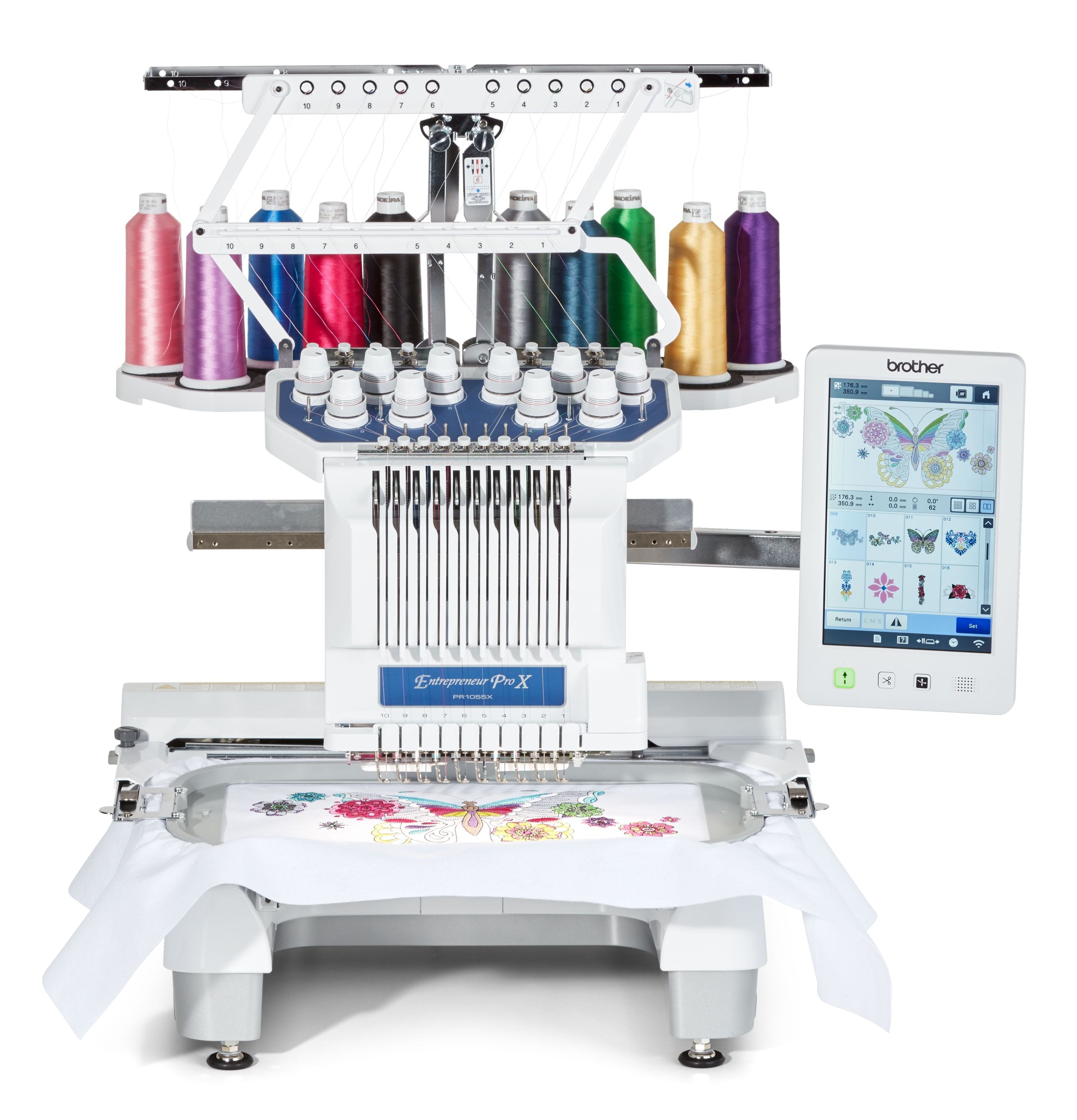 Brother PR1055X – Bordadeira Profissional 10 Agulhas