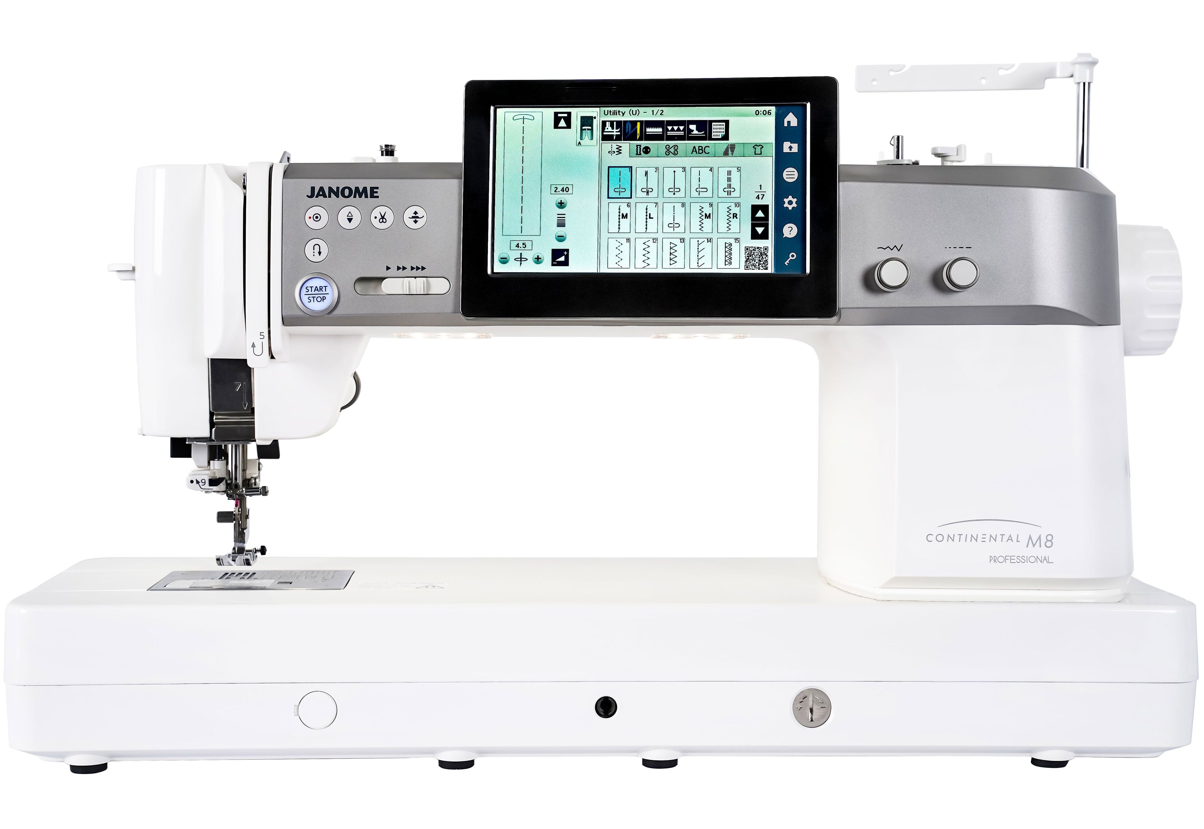 Janome Continental M8 – Máquina de Costura Computadorizada com Mesa Extensora