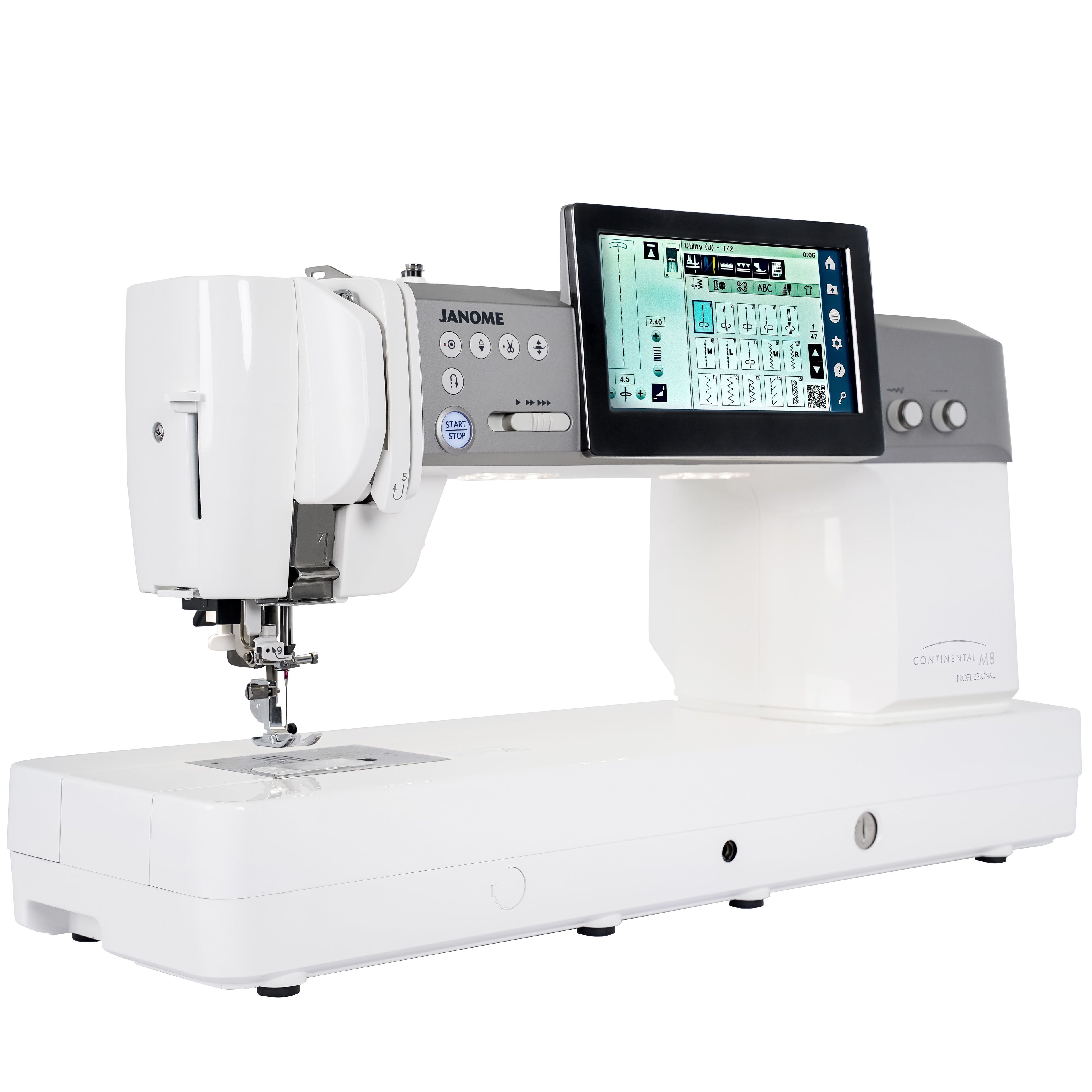 Janome Continental M8 – Máquina de Costura Computadorizada com Mesa Extensora