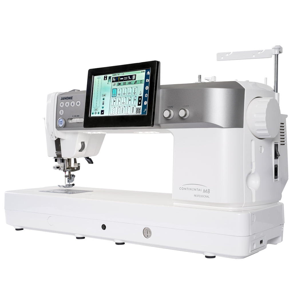 Janome Continental M8 – Máquina de Costura Computadorizada com Mesa Extensora