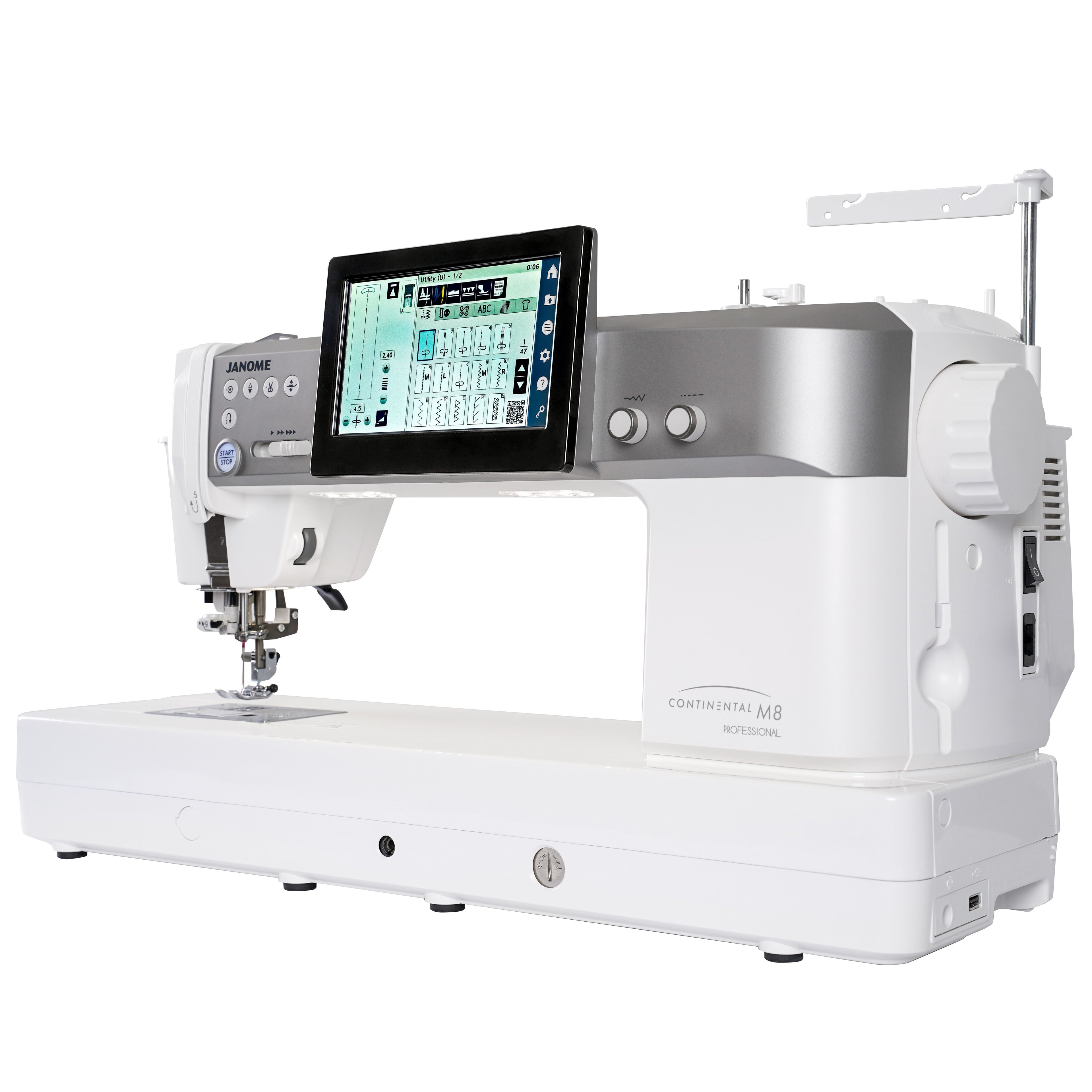 Janome Continental M8 – Máquina de Costura Computadorizada com Mesa Extensora